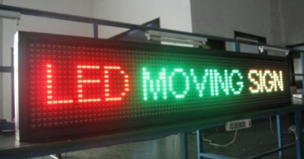 LED Signs Which Are Scrolling Create More Impact With Less Money