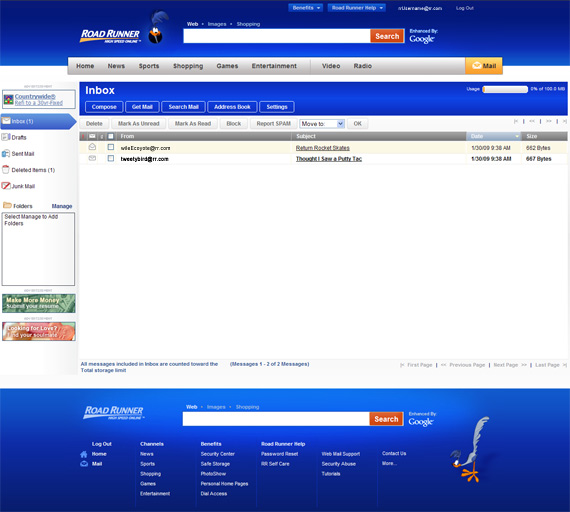 road runner webmail